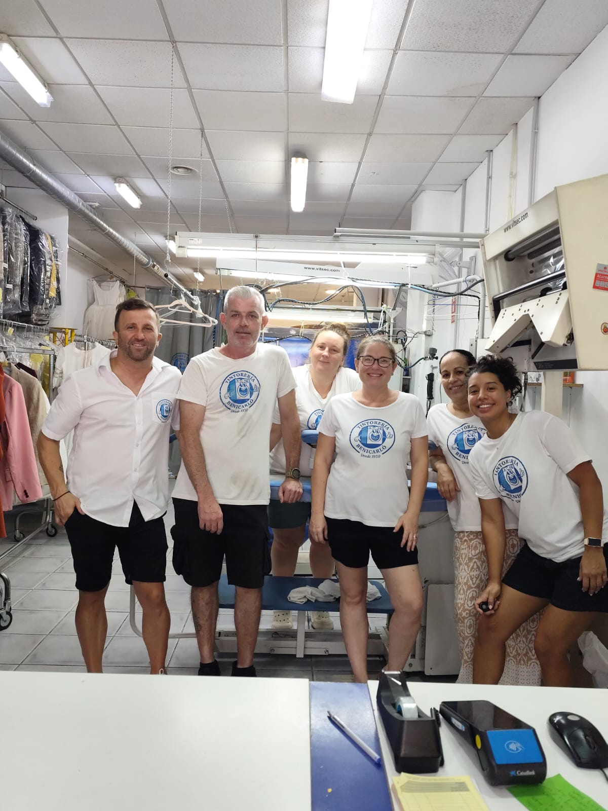 Profesionales de la limpieza textil